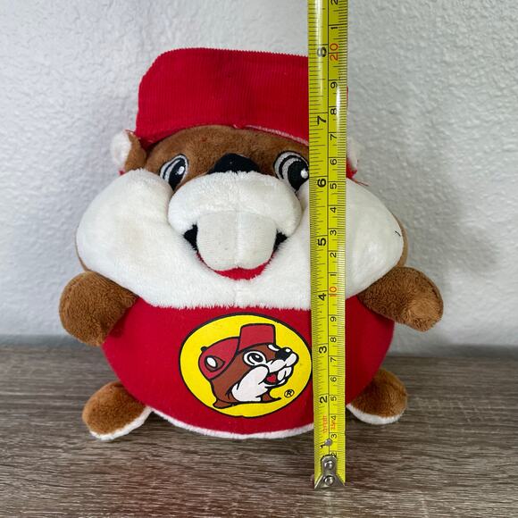 Buc-ee’s Beaver Plush 8” Red Shirt Jaag 2015 Stuffed Animal Toy Cap Logo TX Gift - Picture 2 of 12